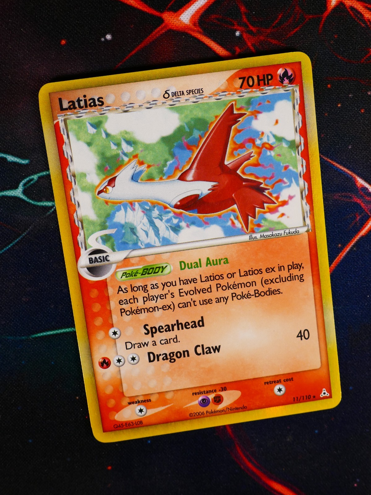 MP Pokemon LATIAS δ Card EX HOLON PHANTOMS Set#11/110 Delta Species Holo Rare#2