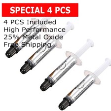 4X High Performance Gold Thermal Grease CPU Heatsink Compound Paste Syringe