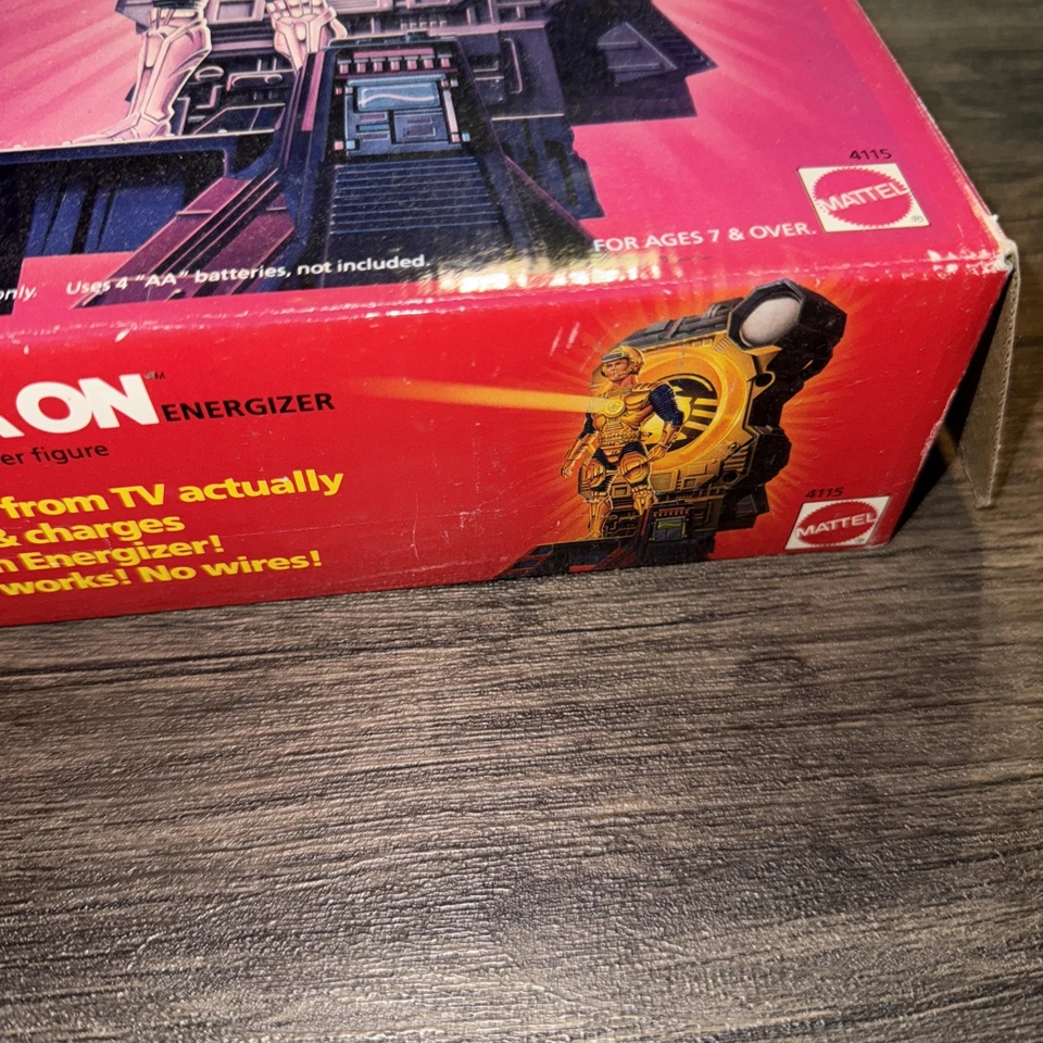 Mattel Captain Power On Energizer 1987 de fábrica nuevo en caja  Foto 4 de 4