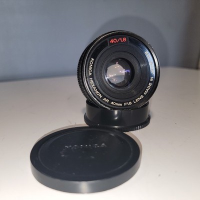 Konica 40mm F/1.8 Hexanon AE AR Mount Manual Focus Lens, with Caps