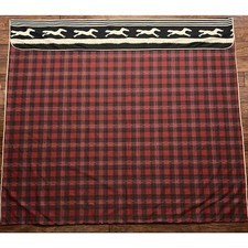 Wild West Horses Plaid Duvet Cover CUSTOM MADE 88  X 92  Western QUEEN SIZE EUC