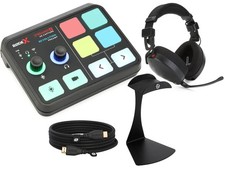 Rode Streamer X Audio Interface and Video Capture Card with Headset Bundle