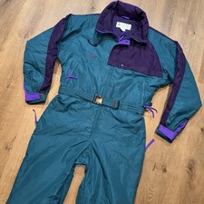 Columbia Ski Suit One Piece Snowsuit Snow Bib Jumpsuit Retro Vtg 1990s Mens XL