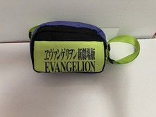 Evangelion Cross body/Zip Pouch Bag Purple Green Unit01 Colors