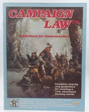Campaign Law (Rolemaster, 1st Edition) staff  Iron Crown Enterprises (ICE)