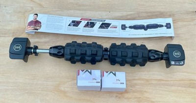 MOBILITY WALL Stand Up Door Mounted Smooth Foam Roller For Soft Tissue Massage