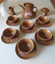 Servizio da tè / caffè ceramica Winterling Schwarzenbach Bavaria 6 persone 17 pz