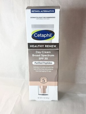 Cetaphil Healthy Renew Day Cream New In Packaging 1.7 oz Purified Peptides