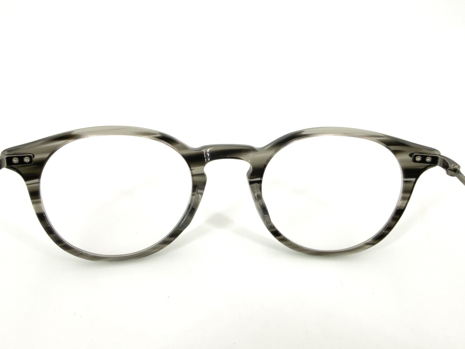 Barton Perreira Costello Eyeglasses FRAMES GRM/PEW 47[]22-148 Gray Stripe L672