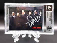 VINCENT PASTORE SIGNED 2005 INKWORKS #S11 THE SOPRANOS CARD BAS SLAB BECKETT BGS
