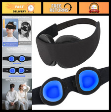 Upgraded Sleep Mask for Dry Eyes 100 Blackout Adjustable Eye Mask Moisture