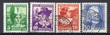 Schweiz 281-284  Pro Juventute 1934, gestempelt