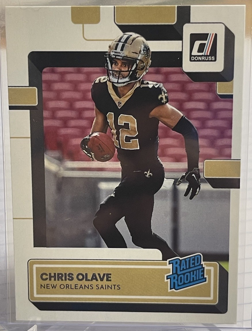 2022 Panini Donruss - #309 Chris Olave (RC) Rated Rookie New Orleans Saints