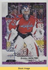 2017-18 O-Pee-Chee Platinum Violet Pixels Braden Holtby #89 READ 0zu