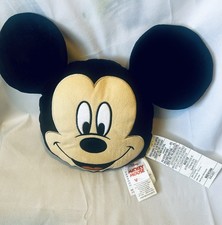 Walt Disney Mickey Mouse Black Throw Pillow Shaped Plush Toy Disney Oeko Tex