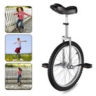 Yescom 20 In Wheel Outdoor Unicycle Fitness Exercise Balance Training, Silver — photo 7