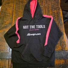 Snap On Hoodie Medium Black Pink Got The Tools Pullover Choko Made in Canada