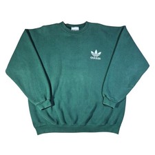 XL USA Made Forest Green Adidas Sweatshirt
