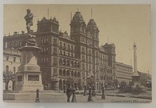 GRAND HOTEL MELBOURNE 1909 VINTAGE POSTCARD