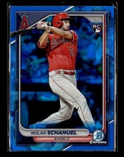 2024 Bowman Chrome Sapphire Edition #47 Nolan Schanuel Rookie Los Angeles Angels