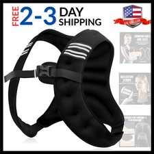 Weighted Vest Men or Women - 5lbs Weights with Reflective Stripe, Weighted Ve...