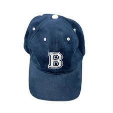 Yupoong The Classics Baseball Cap Men Blue Cotton B Logo Streetwear Sporty