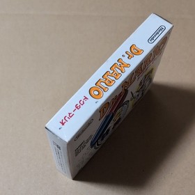 There is a box theory Dr. Mario Nintendo FC Famicom Retro game Manual with