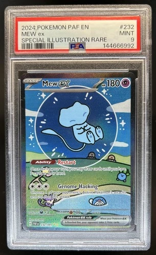 2024 Pokemon Paldean Fates Mew ex #232/091 PSA 9