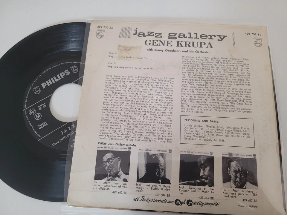 Gene Krupa With Benny Goodman And His Orchestra – Sing, Sing, Sing - Image 2 of 4