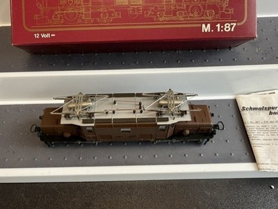 30)) BEMO 1255 122 H0m Schmalspur E-Lok Ge 6/6' 411 ''Räthisches Krokodil'' in OVP