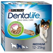 Image of PURINA DENTALIFE MEDIUM DOG oral teeth care canine dental bars pet food chews