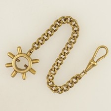 RARE Pocket Watch Chain Gold pl for Men's fusee duplex repeater tourbillon RAR