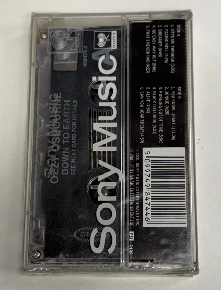 OZZY OSBOURNE - DOWN TO EARTH (2001) SEALED CASSETTE MADE IN TURKEY - Image 2 of 2