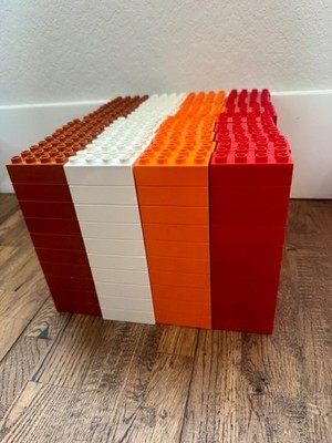 LEGO DUPLO Multicolor 2X4 Building Blocks Lot of 40 Genuine Replacement Pieces