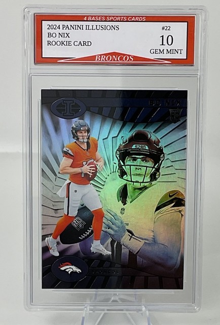 2024 Panini Illusions Bo Nix Denver Broncos Rookie Card #22