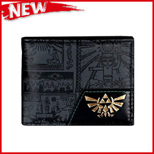 Mens Slim Leather Wallet Bifold Multiple Card Slots Money Photo Holder Short