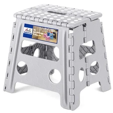 Folding Step Stool Foldable Stool 13 inch Plastic Stools for Kids and Adults ...