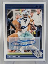 2024 Panini Score Autographs CeeDee Lamb #74