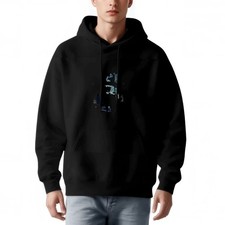 Men's Loose Fit Long Sleeve Hoodie Pullover Sweatshirt with Pockets - Stylish