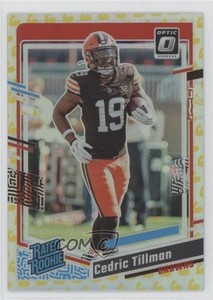 2023 Panini Donruss Optic Rated Flex Prizm /149 Cedric Tillman #224 Rookie RC