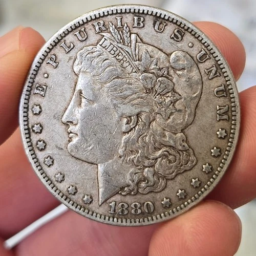 1880/79-CC Reverse of 1878 key date XF Morgan Silver Dollar vapq