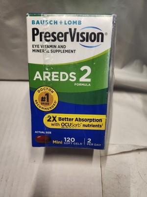 bausch lomb preservision areds2 120 soft gels