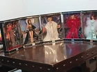 Lot of 5 Barbie Collectibles Hollywood Movie Star Collection Vintage Mattel Doll