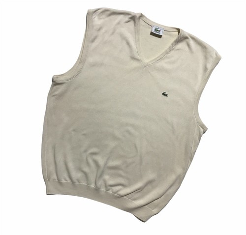 Vintage Lacoste sweater vest knit size 