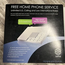 Genuine Ooma Home Phone Service System Hub in Box