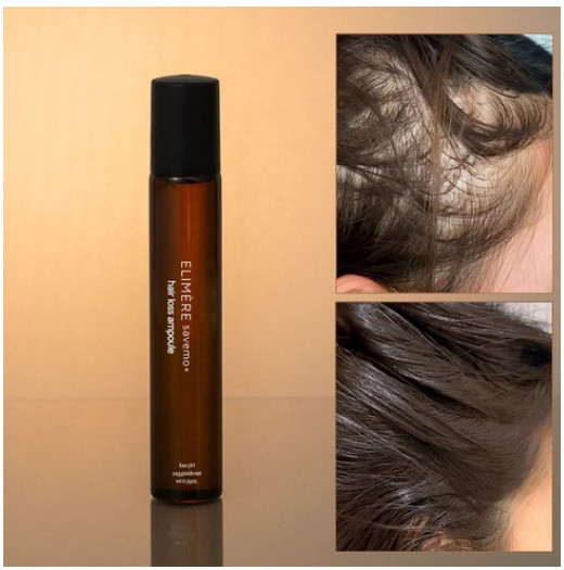 Ampolla de pérdida de cabello Elimere Savemo frijol negro levadura 21 g tratamiento del cuero cabelludo