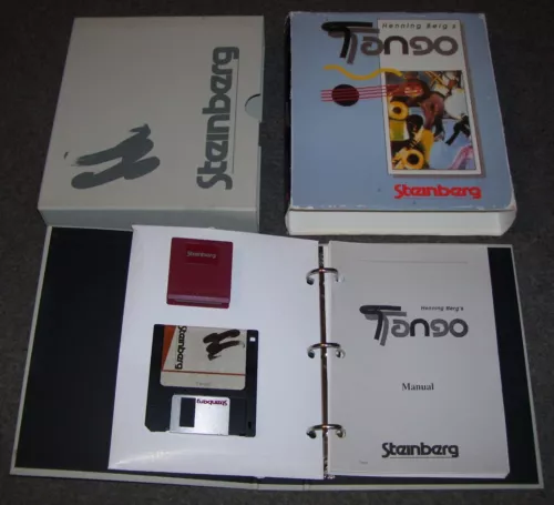 Atari 520 1040 St Ste Mega Ordinateur Steinberg Tango Emballé Manuel Clé &