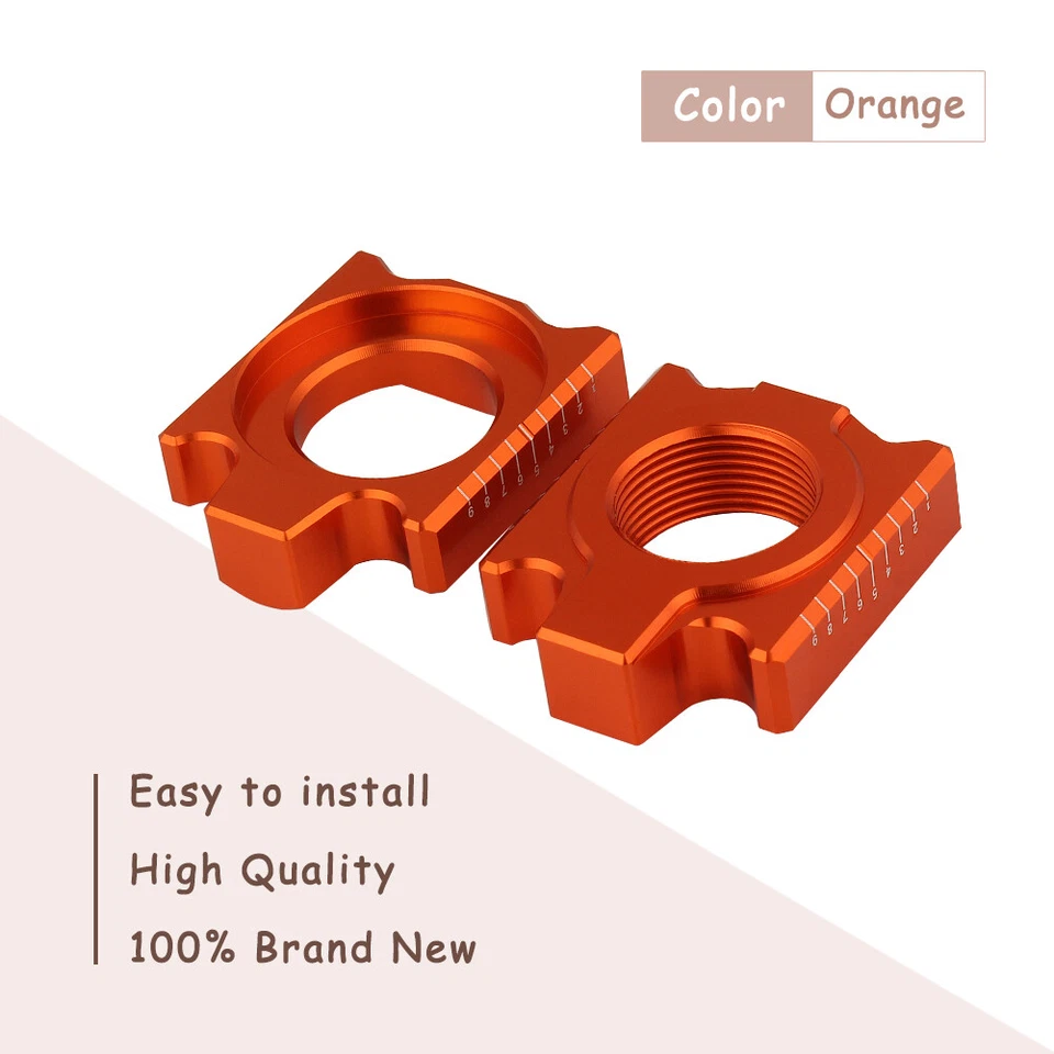 Ajustador de tensor de cadena de bloque de eje para KTM SX SXF XC XC-F 125 150 250 350 450 Foto 2 de 4