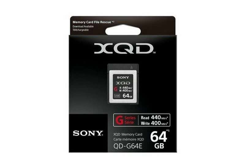 Genuine Sony G Series 64GB XQD Memory Card 440MB/s (UK Stock) BNIP - Image 2 of 2
