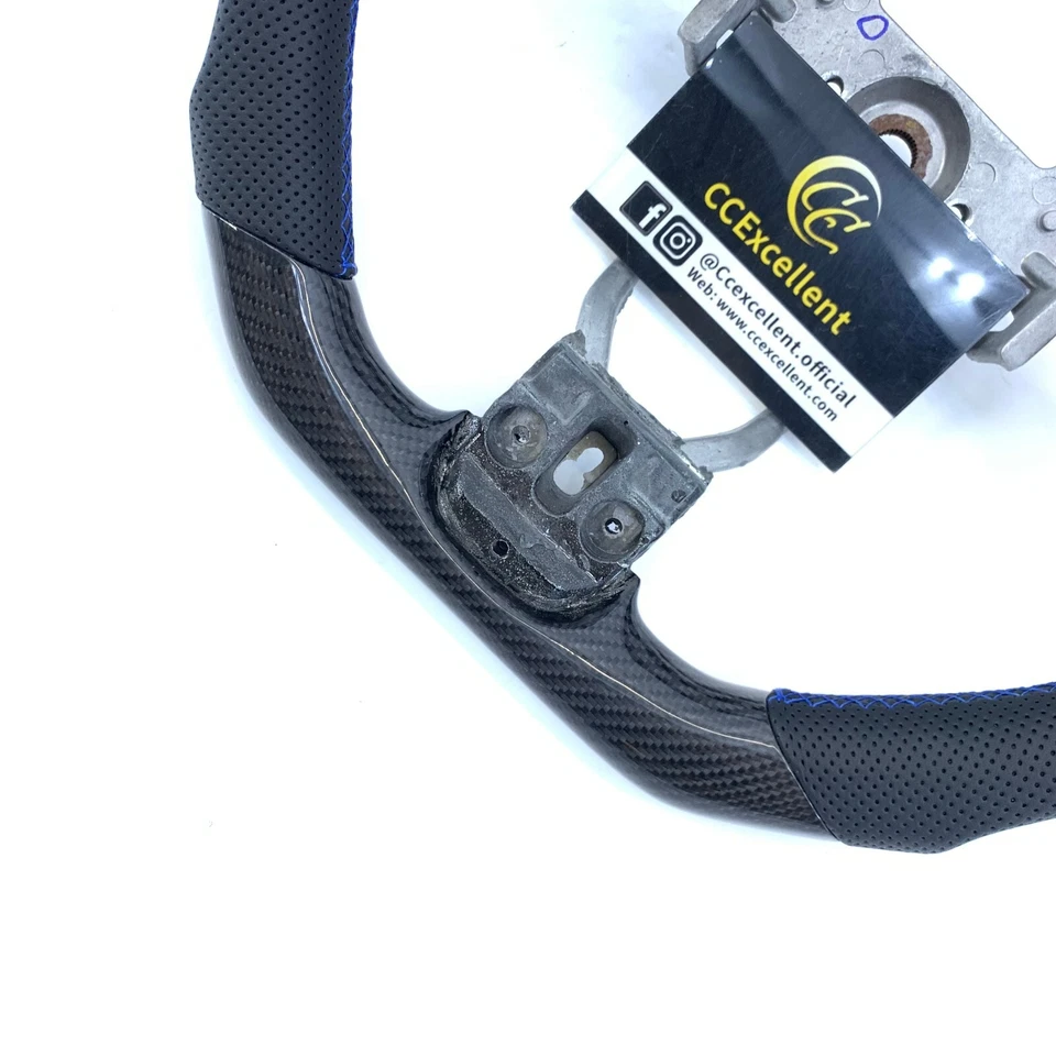 For Mitsubishi Evolution EVO X GSR MR 08-15 real carbon fiber steering wheel - Image 4 of 4